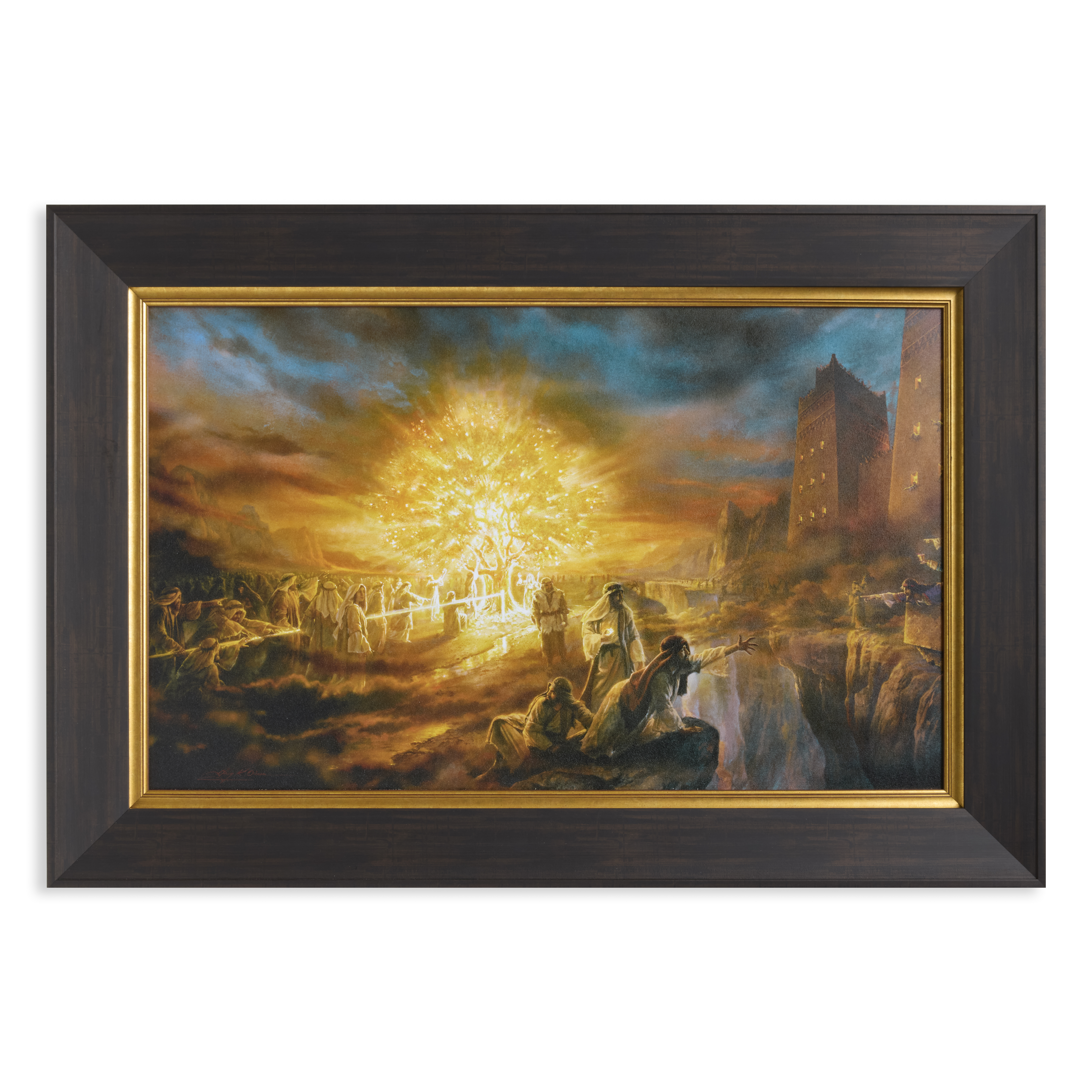 The Tree of Life (30x44 Framed Canvas Print) - OLSEN, GREG