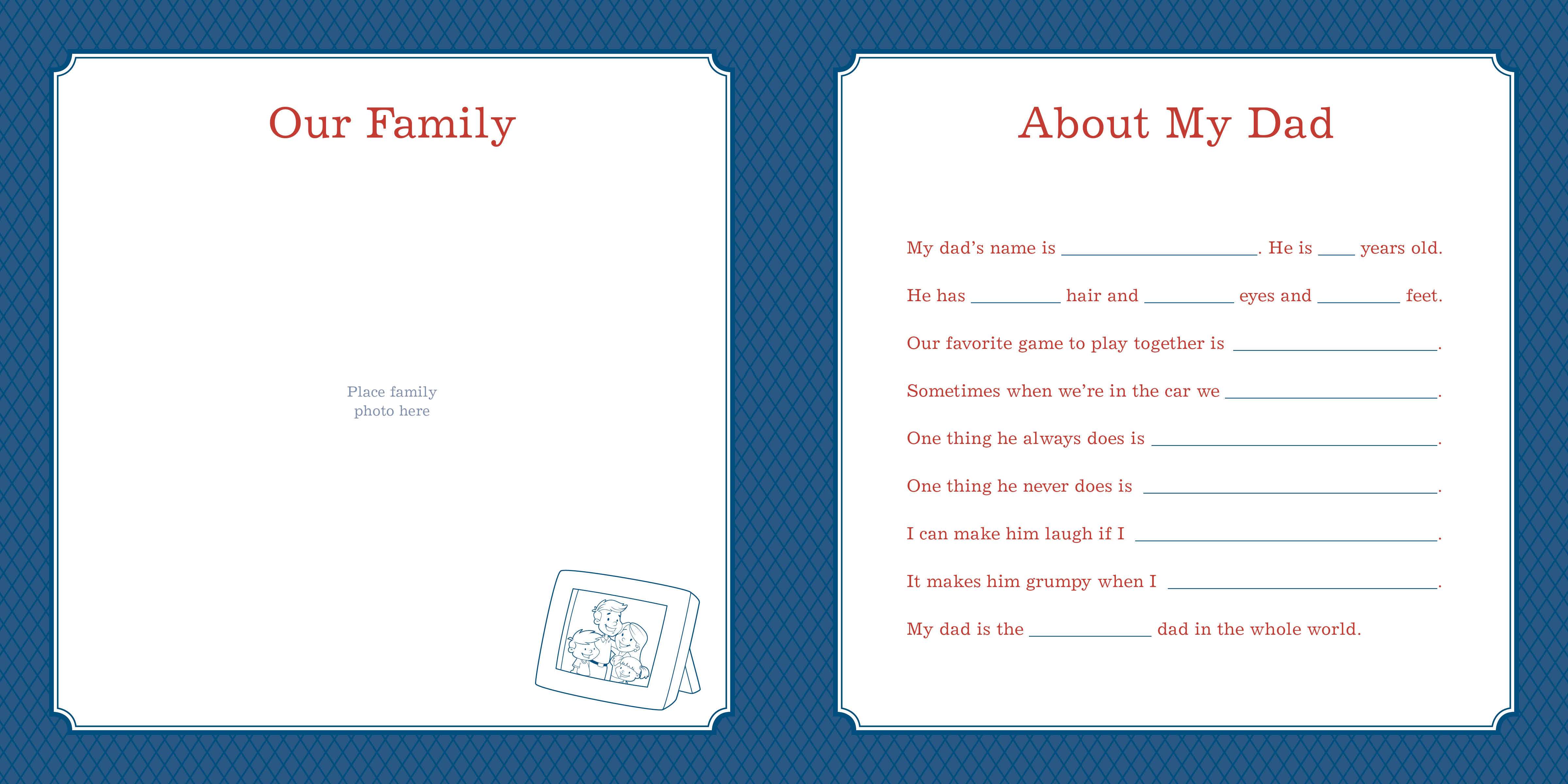 My Dad Activity Journal, , large