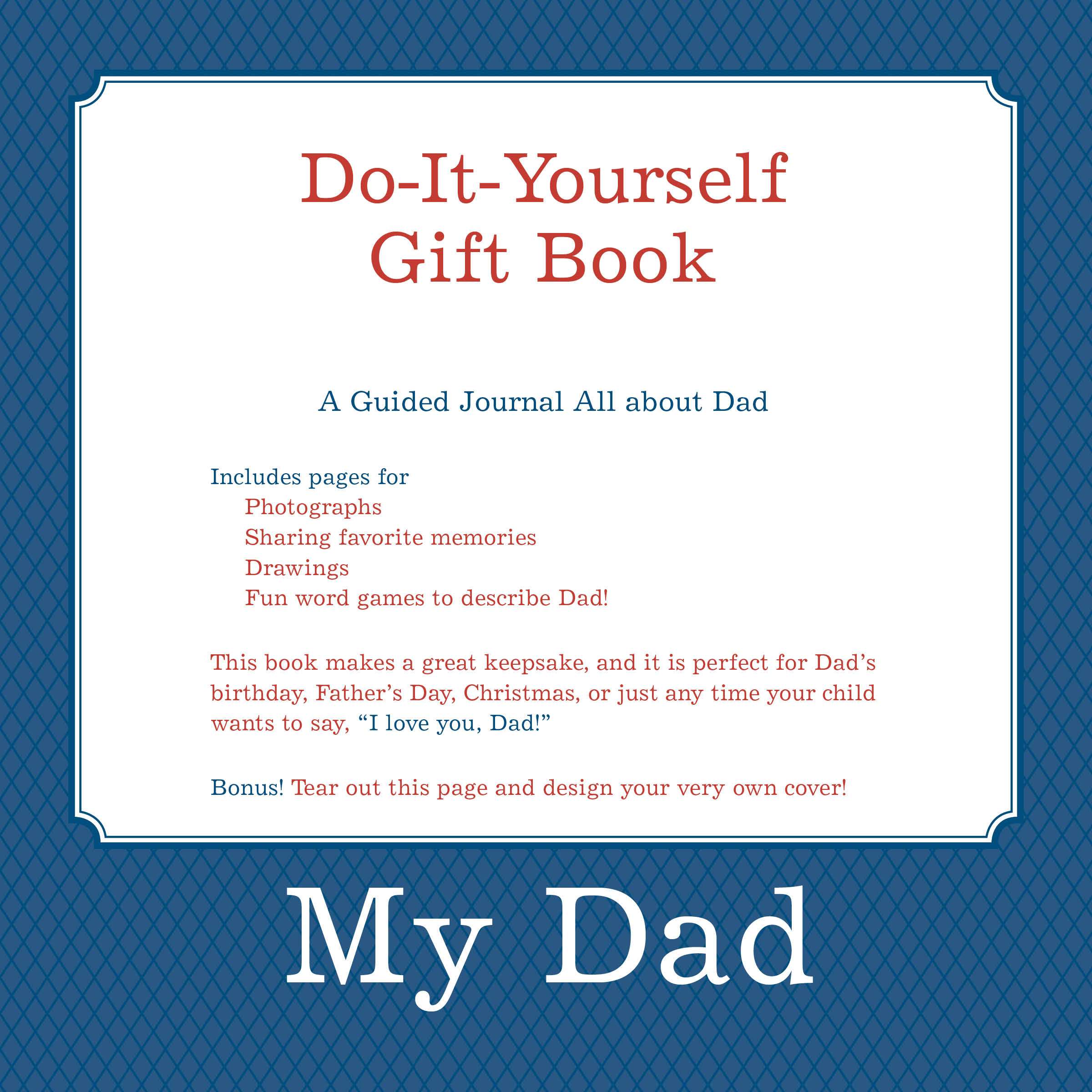 My Dad Activity Journal