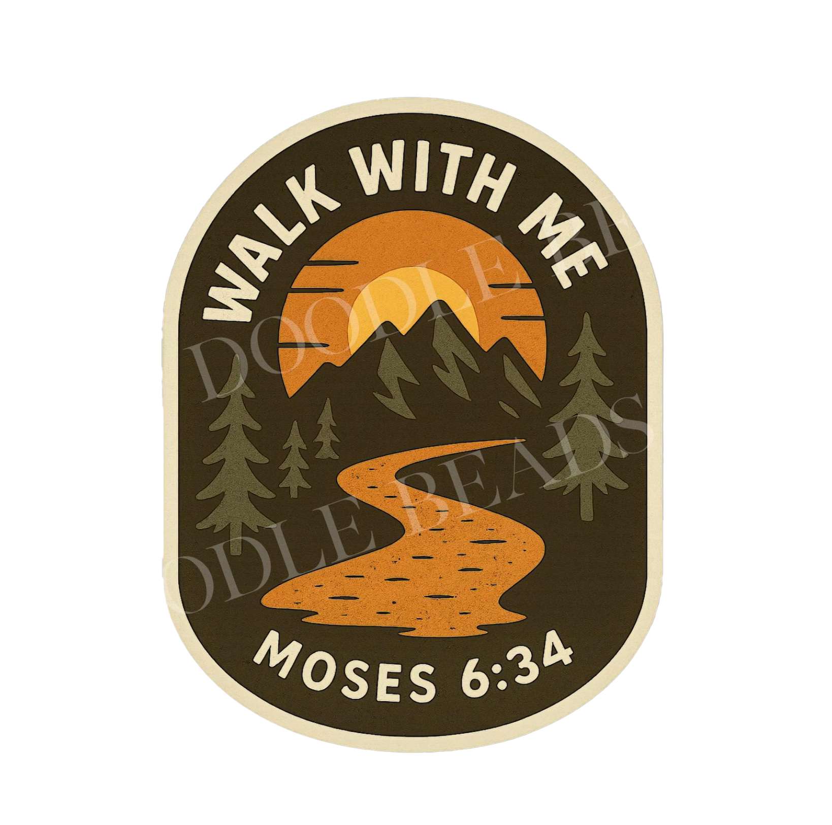 2026 Youth Theme Walk with Me Mountain Path Sticker