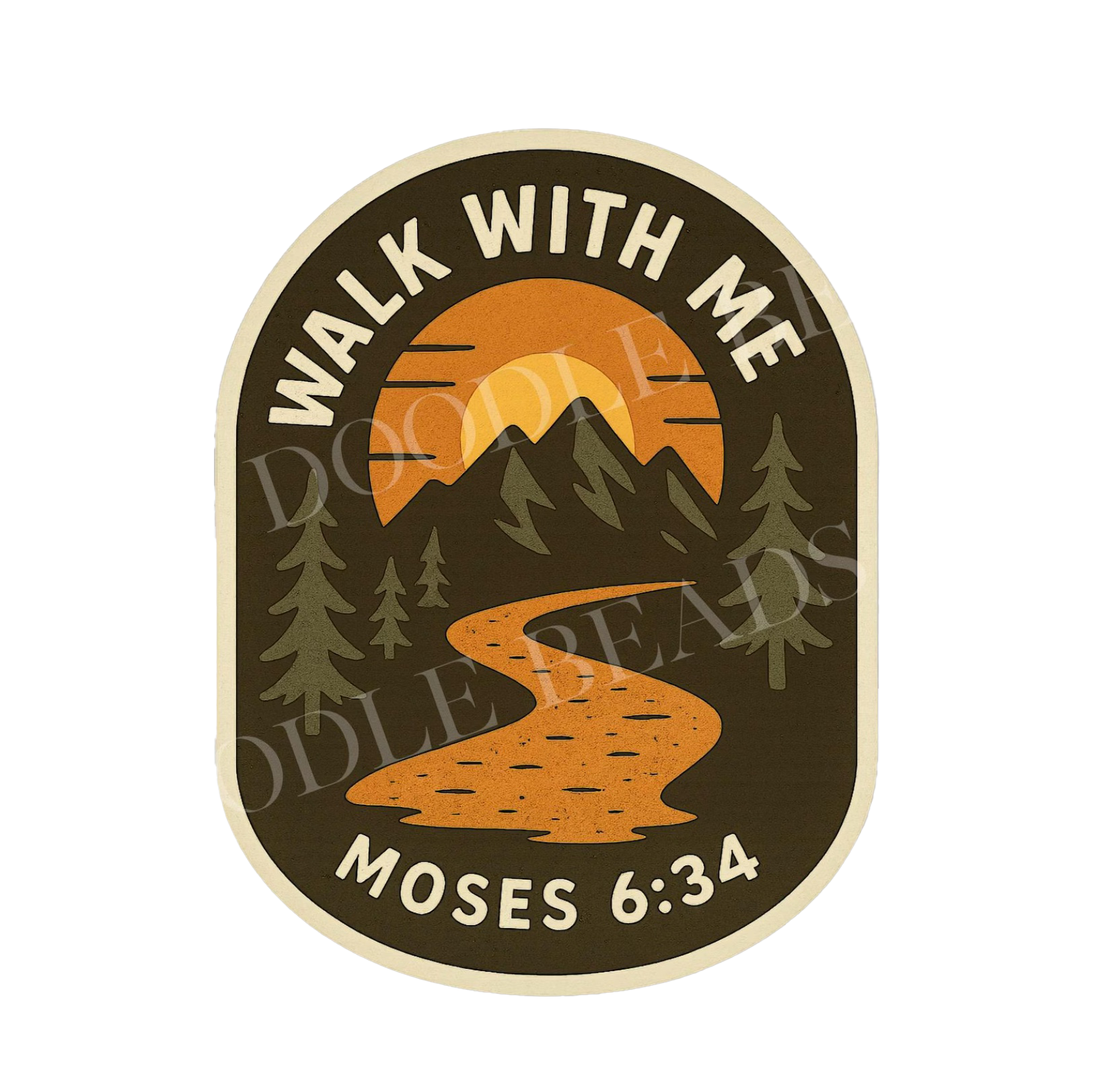2026 Youth Theme Walk with Me Mountain Path Sticker