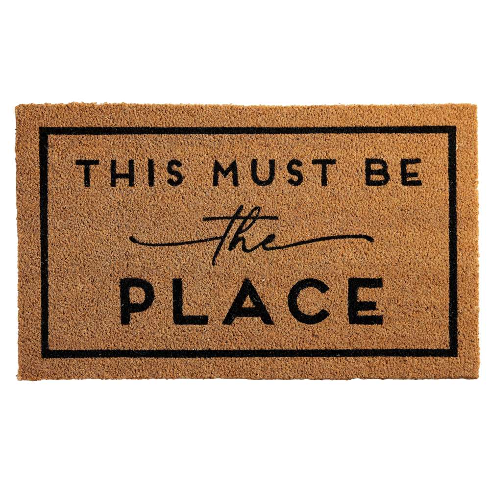 Must Be the Place Welcome Mat