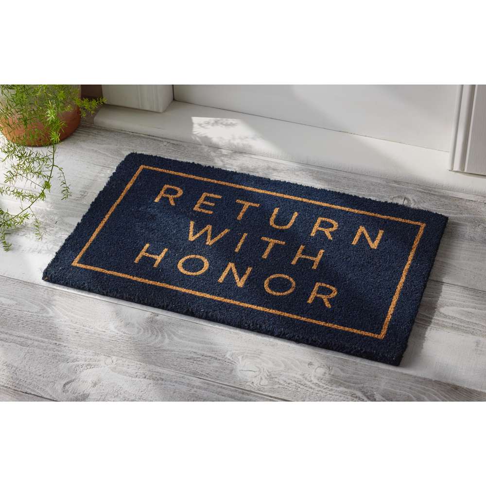 Return with Honor Welcome Mat, , large