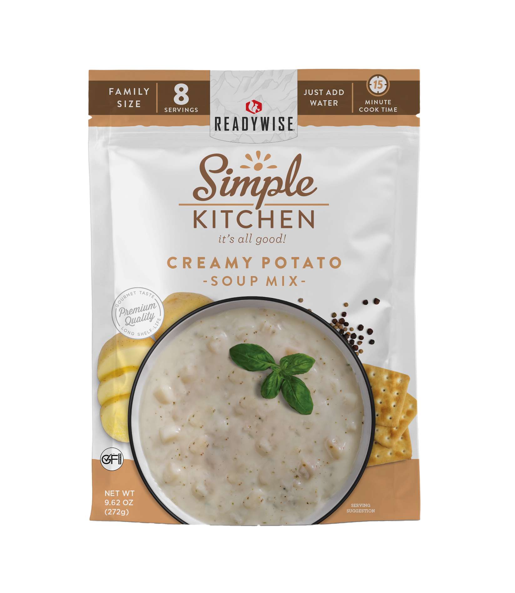 Simple Kitchen Creamy Potato Soup Mix Single Pouch