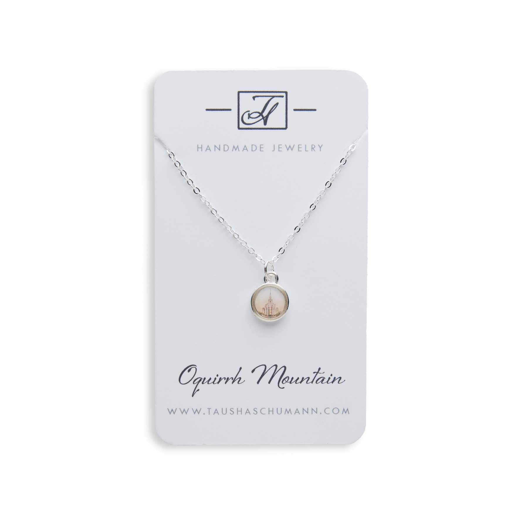 Oquirrh Mountain Utah Temple Necklace