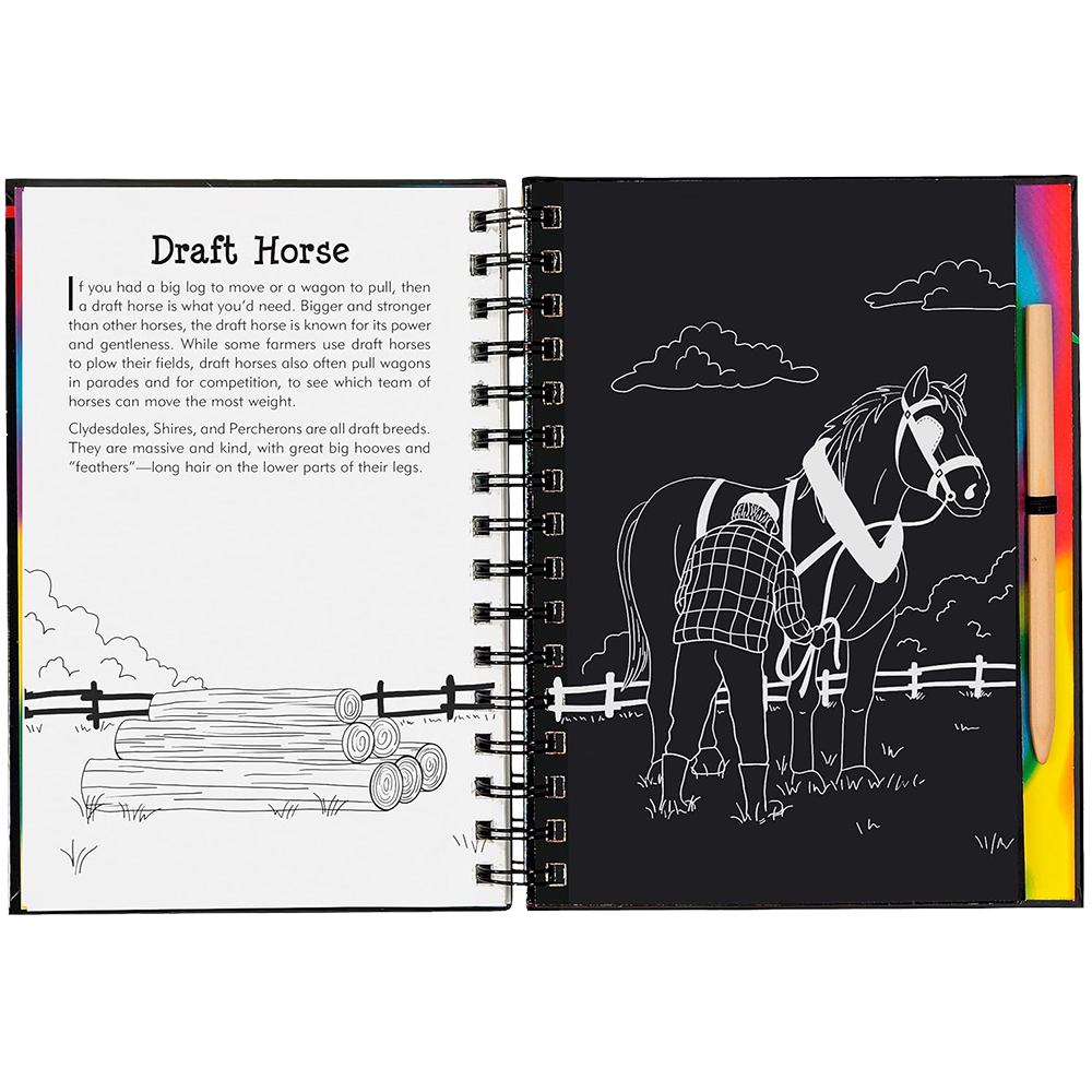 Horses Scratch And Sketch, , large image number 2