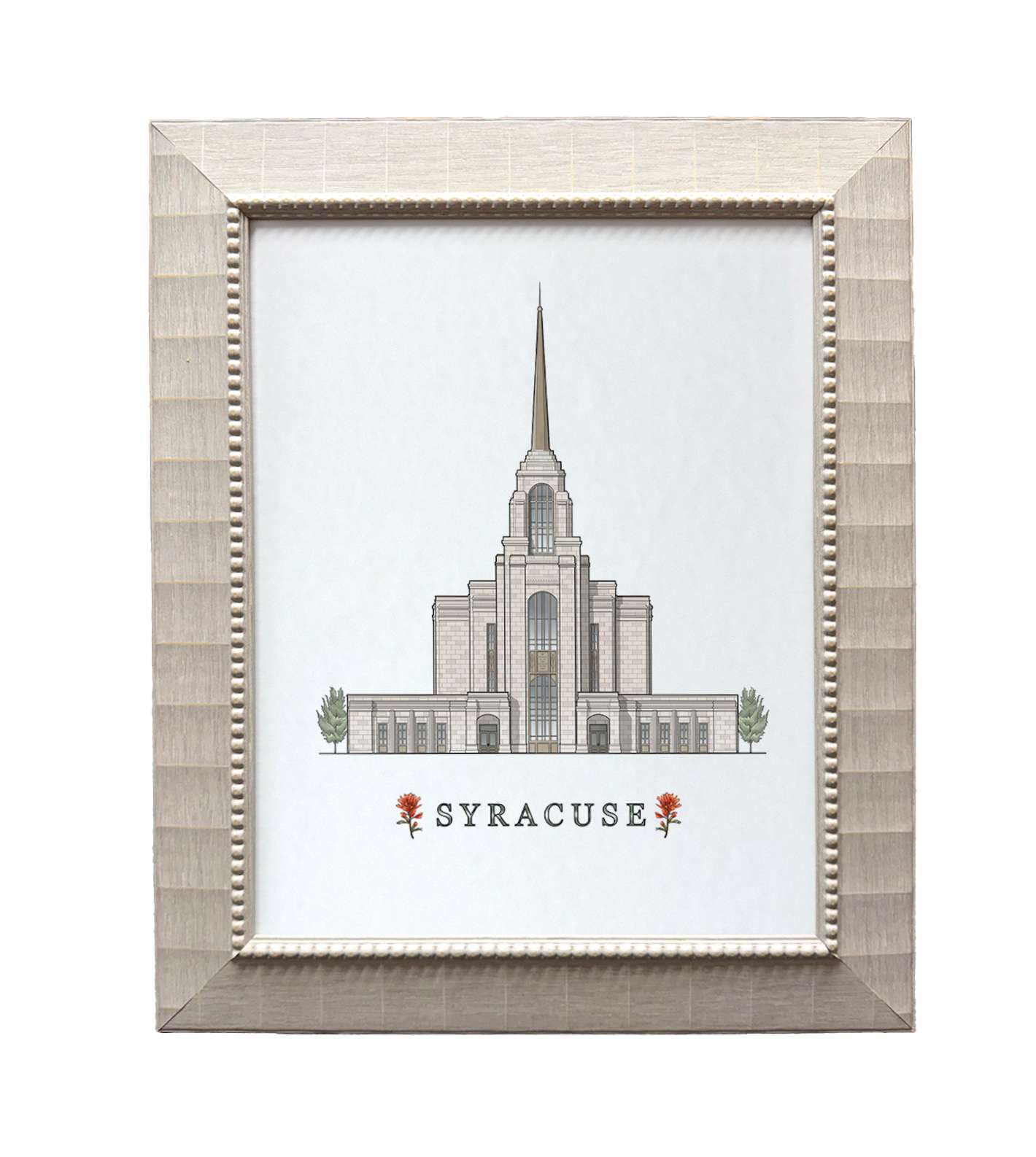 Syracuse Utah Temple (15x18 Framed Paper Print), , large image number 0