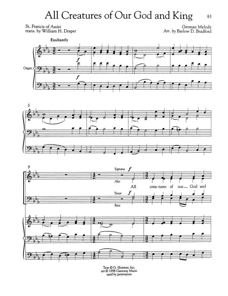 All Creatures of Our God and King, , large image number 0