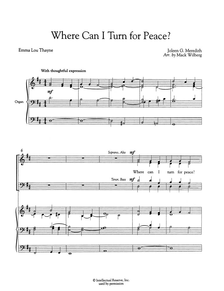 Where Can I Turn for Peace, , large image number 0