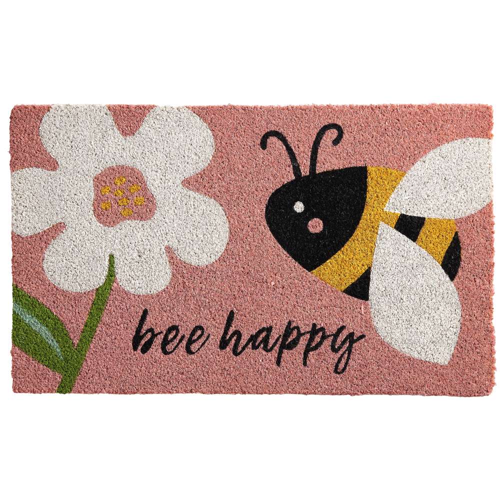 Bee Happy Welcome Mat