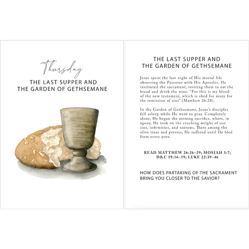 Holy Week Study Card Set, , large image number 3