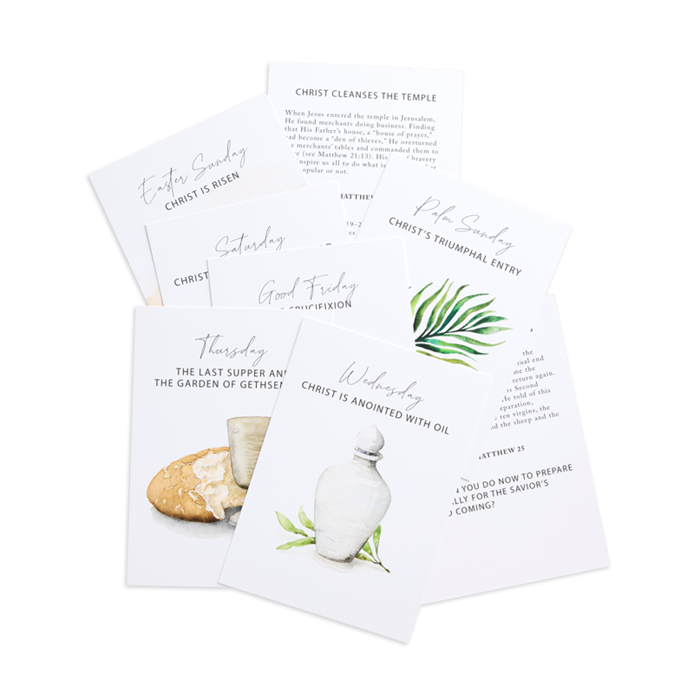 Holy Week Study Card Set,  Holy Week Study Card Set