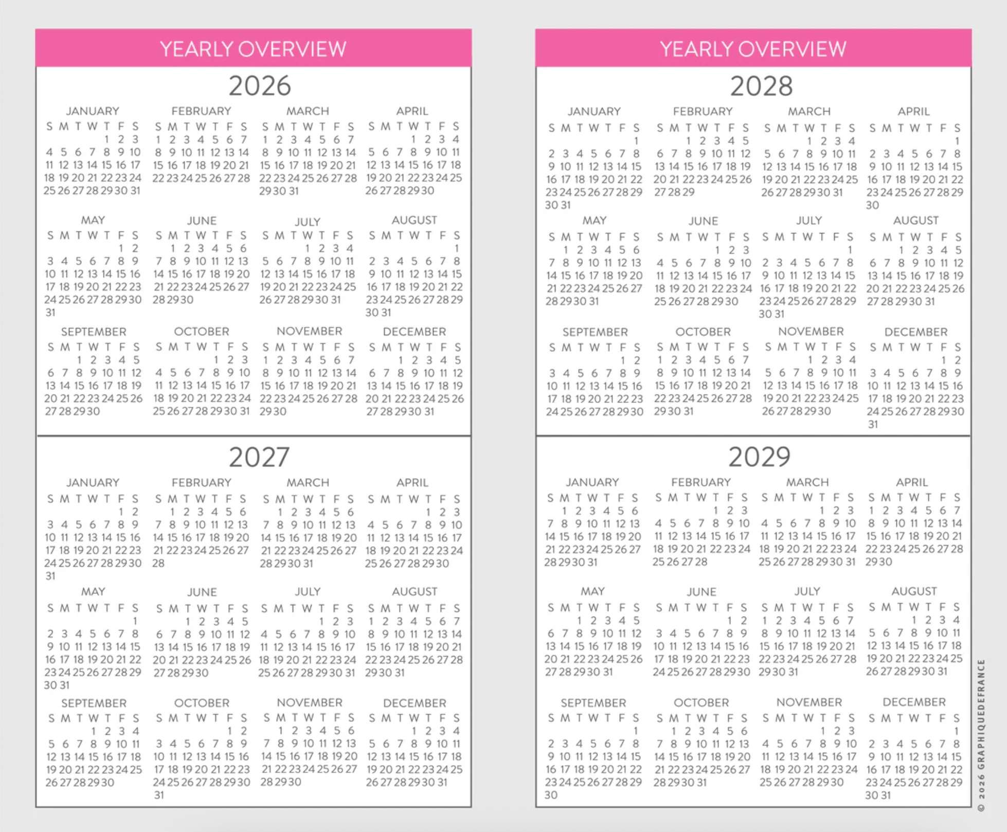 2027 Happy Floral 2-Year Pocket Planner, , large image number 2