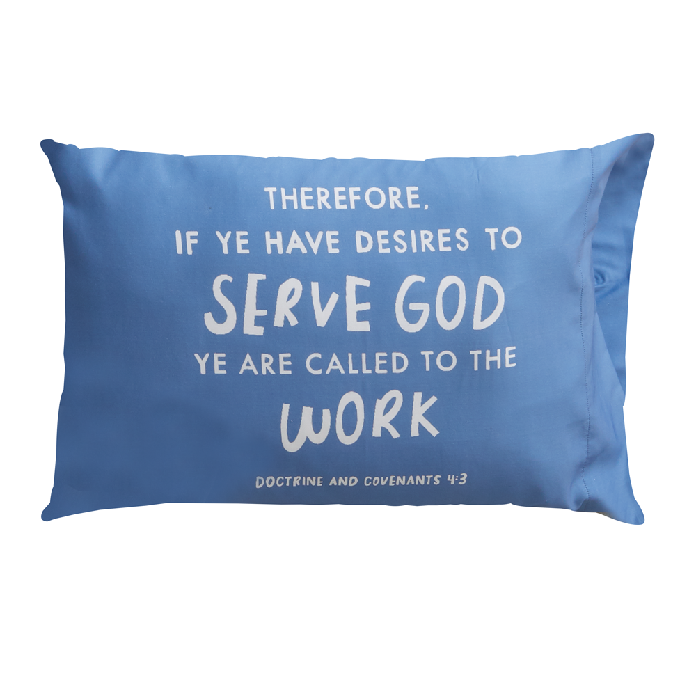 Called to the Work D&C 4:3 Pillowcase, , large image number 1