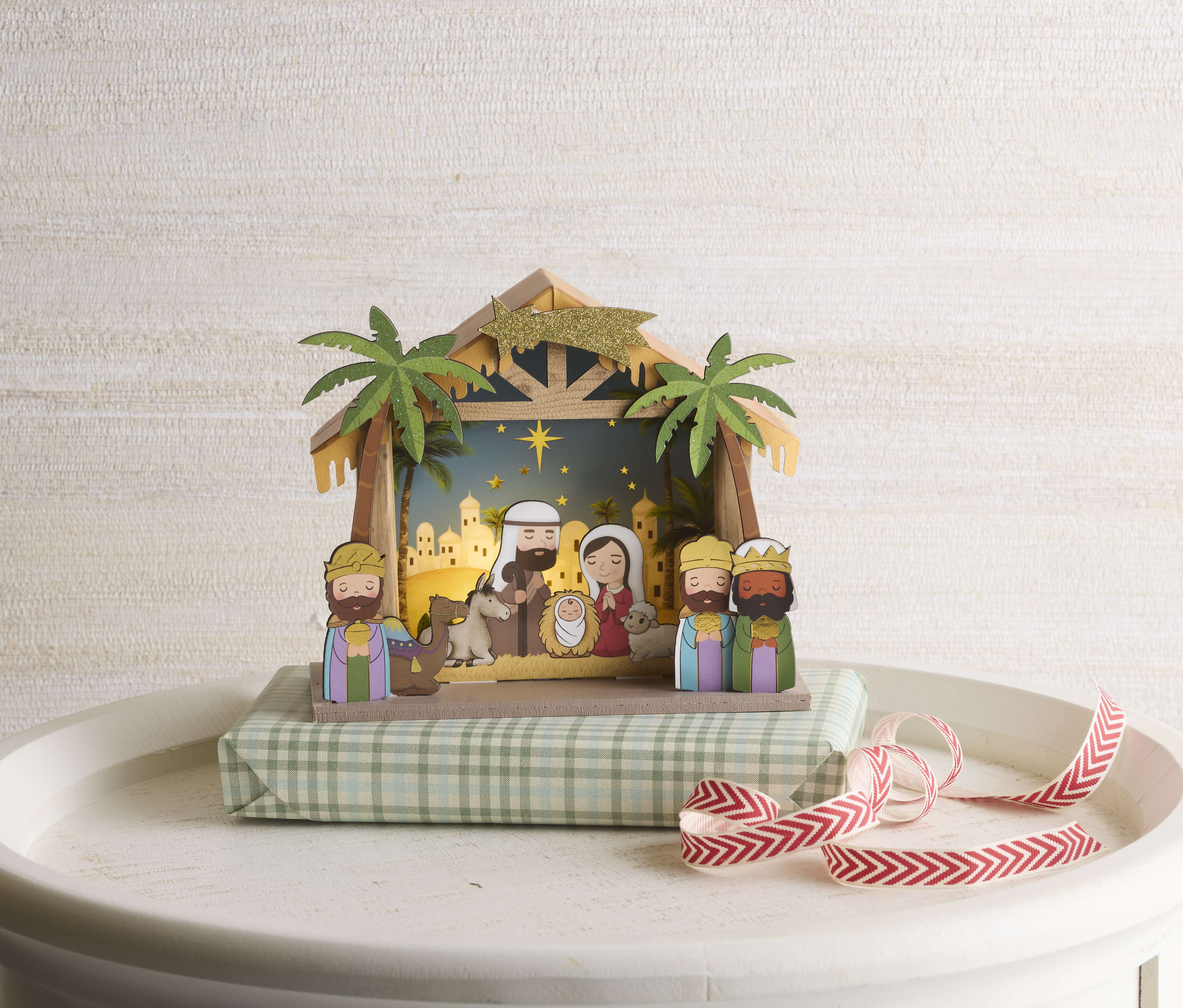 Light-up Box Nativity, , large