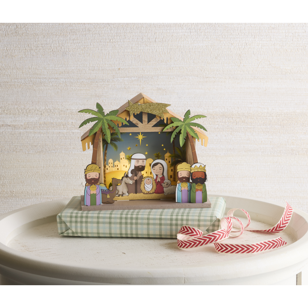 Light-up Box Nativity, , large