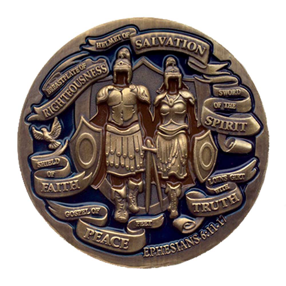Armor of God Medallion Coin, , large