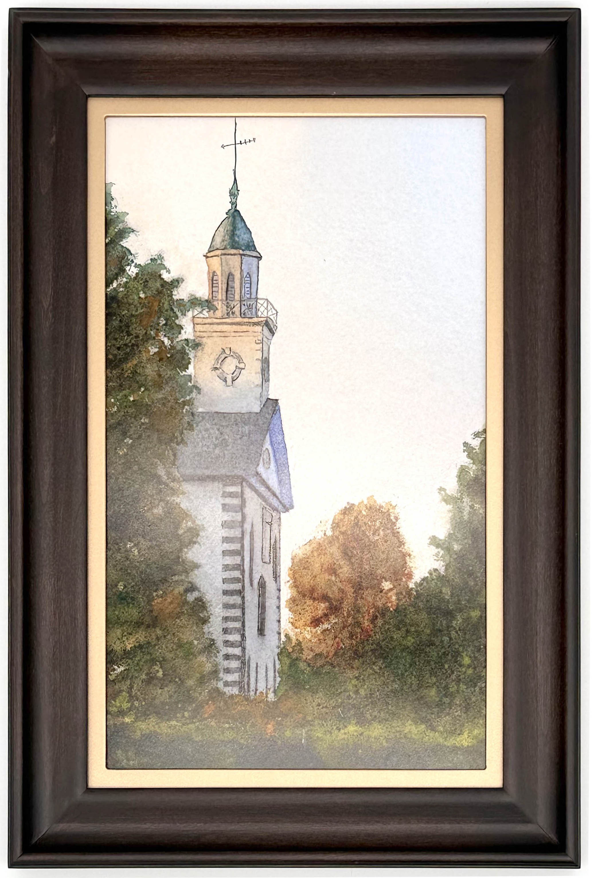 Twilight at Kirtland, Sacred to Thought and Spirit (16.5x11.5 Framed Paper Print)