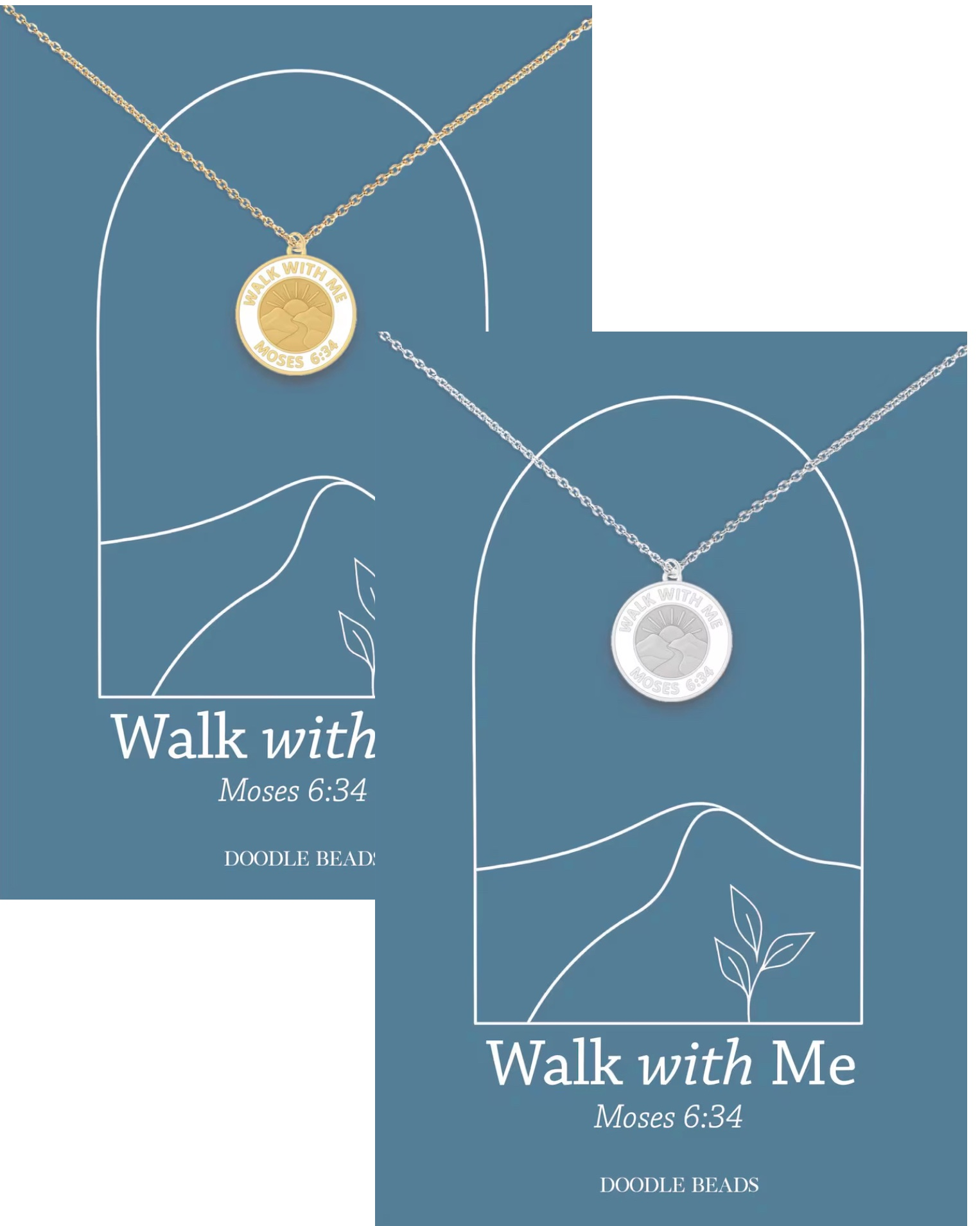 2026 Youth Theme Walk with Me Interlocking Necklace