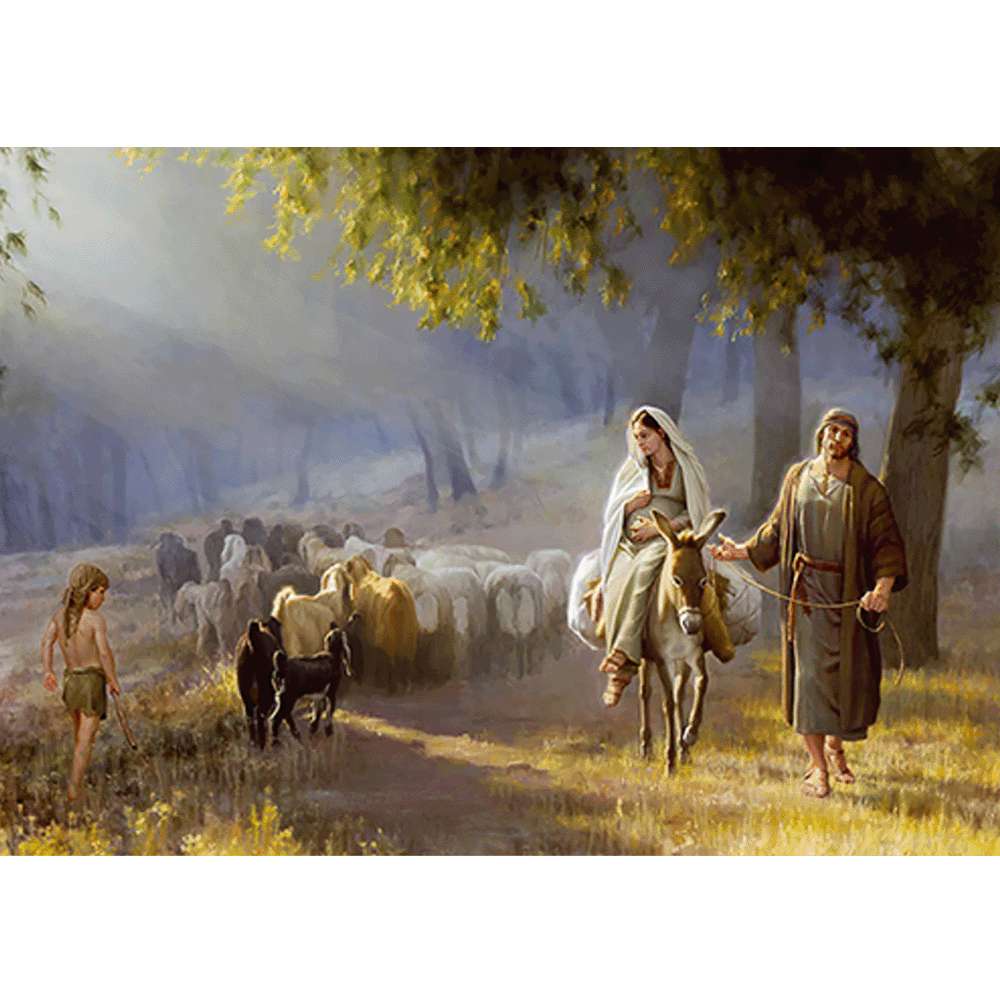 Journey To Bethlehem Unframed Limited Signed 13x20 Print	, , large image number 0