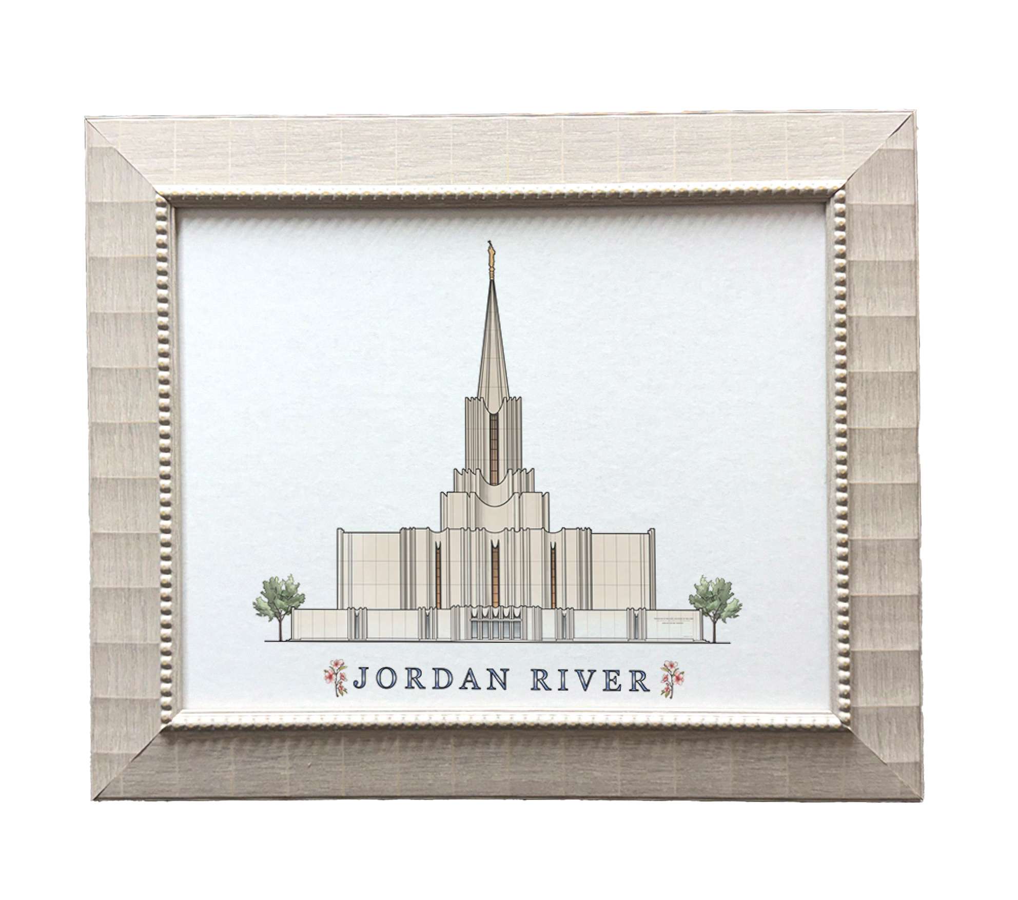 Jordan River Utah Temple (15x18 Framed Paper Print), , large image number 0