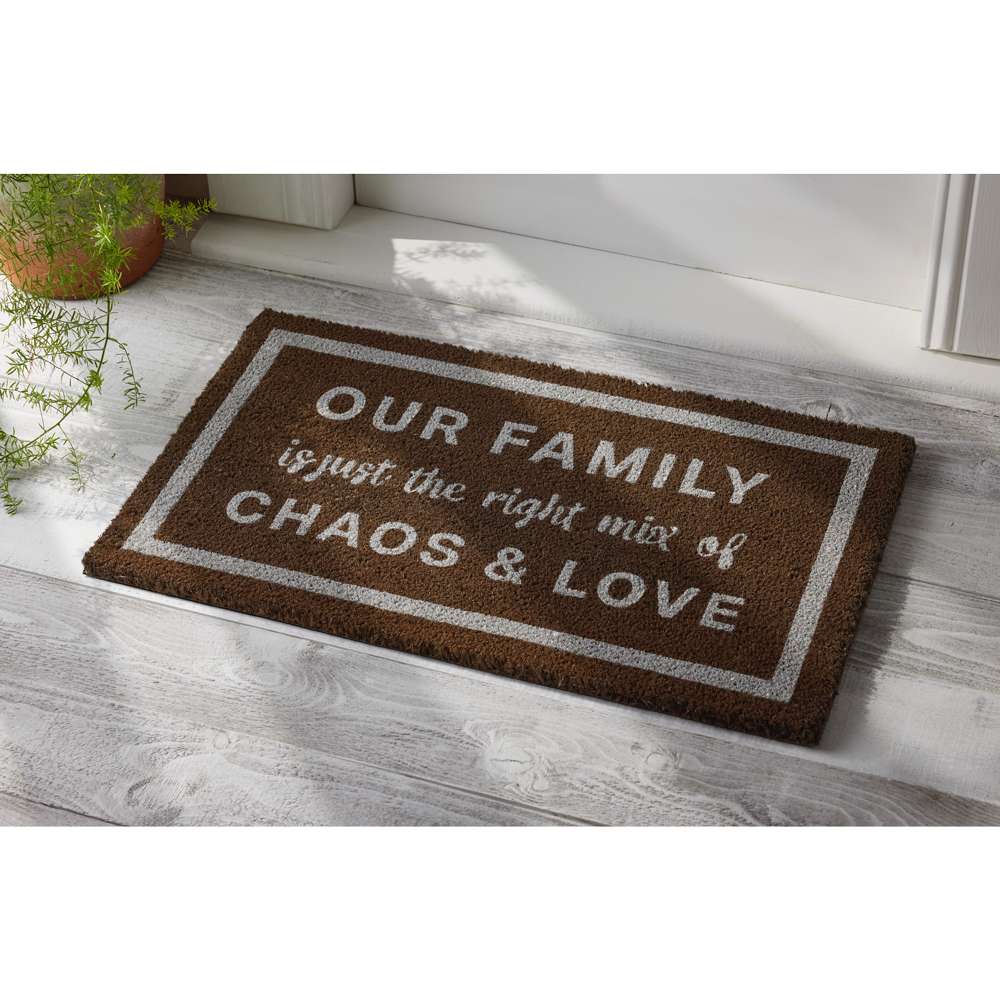 Chaos and Love Welcome Mat, , large