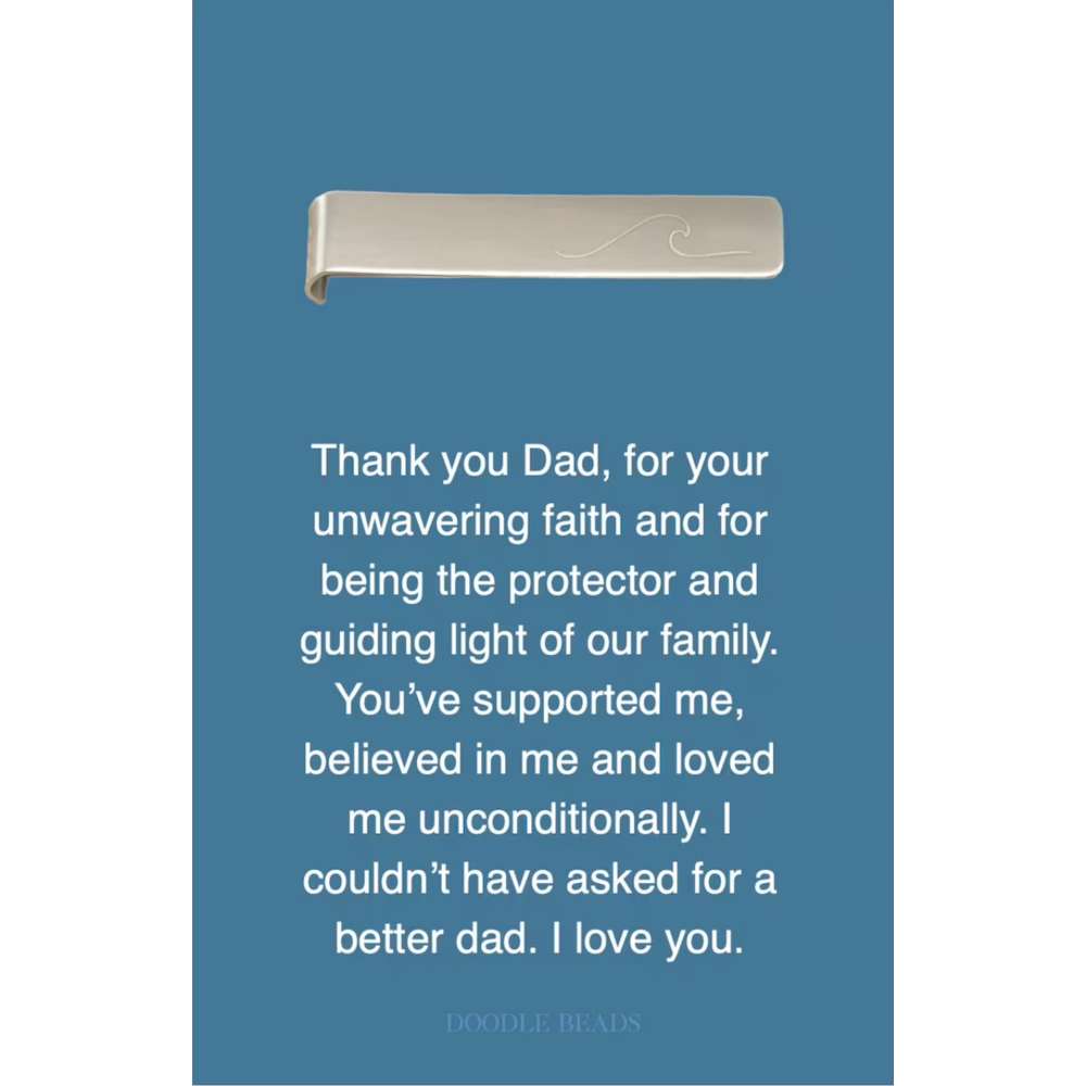 Unwavering Faith Tie Bar