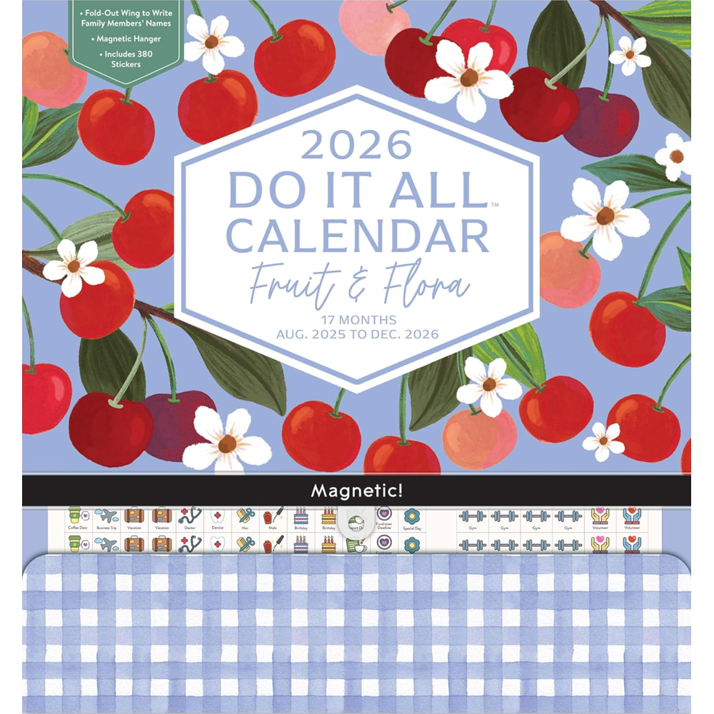 2026 Fruit & Floral Wall Calendar, , large image number 0