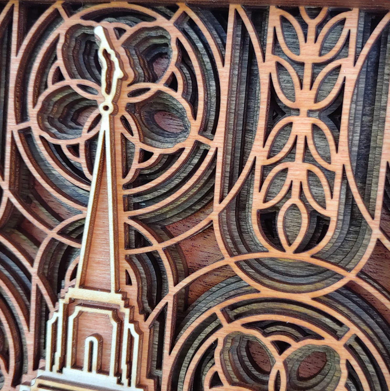 Brigham City Utah Temple Layered Wood Plaque, , large image number 2