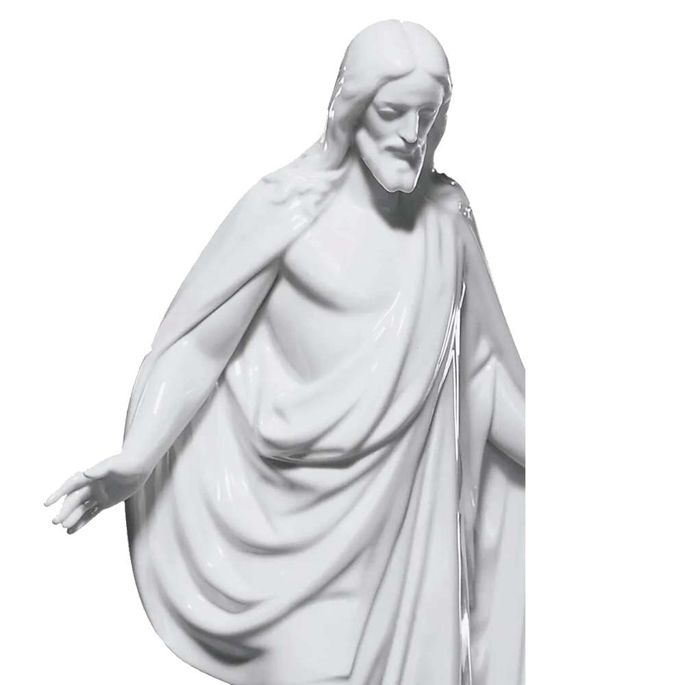 Lladro Christus (20-Inch Glossy Porcelain on Base), , large