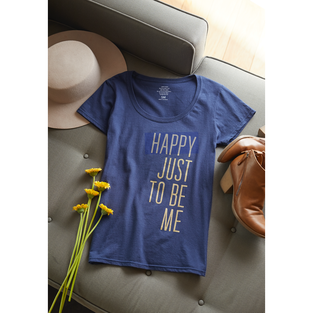 Happy Just to Be Me Shirt, , large