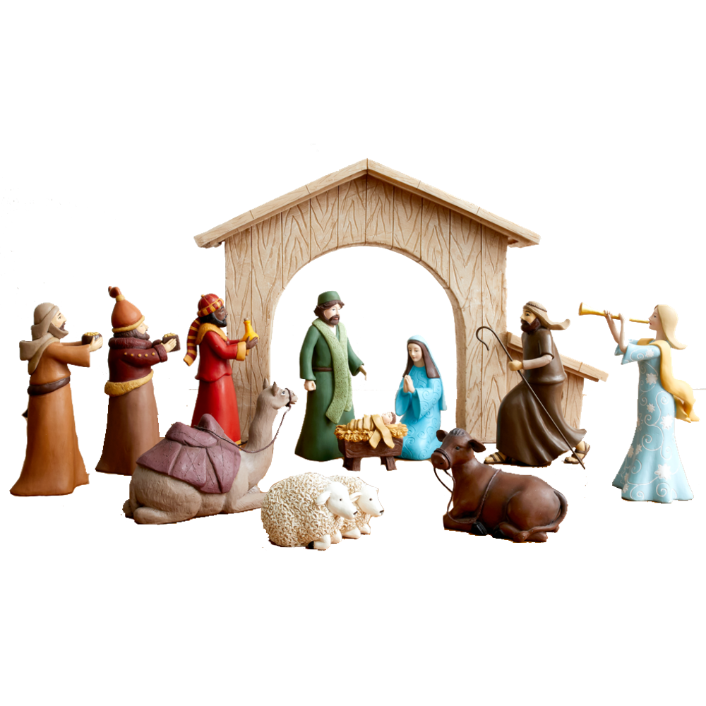 A Christ-Centered Christmas Resin Nativity, , large image number 0