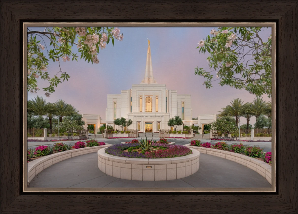 House of Peace: Gilbert Temple (27x35 Framed Art)