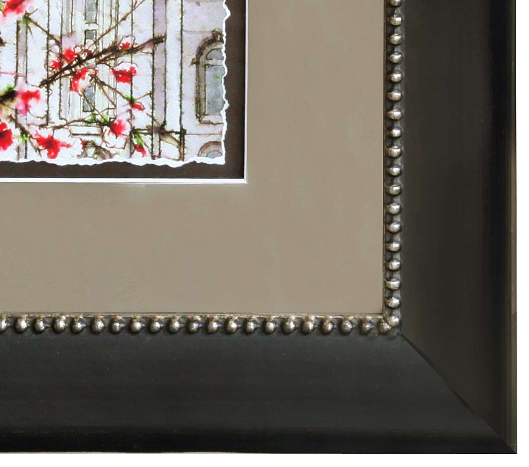 Almond Blossom Salt Lake Temple (15x27 Framed Art), , large image number 1