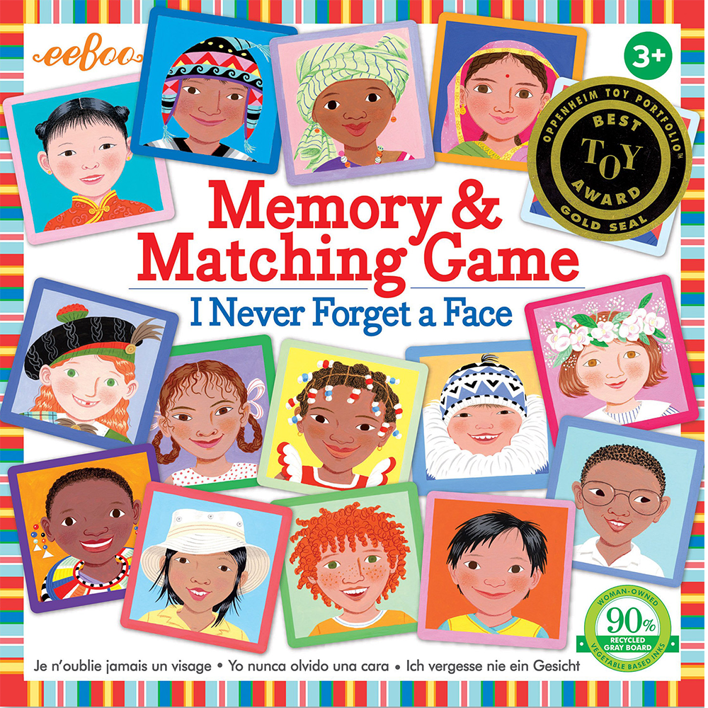 I Never Forget a Face Memory & Matching Card Game