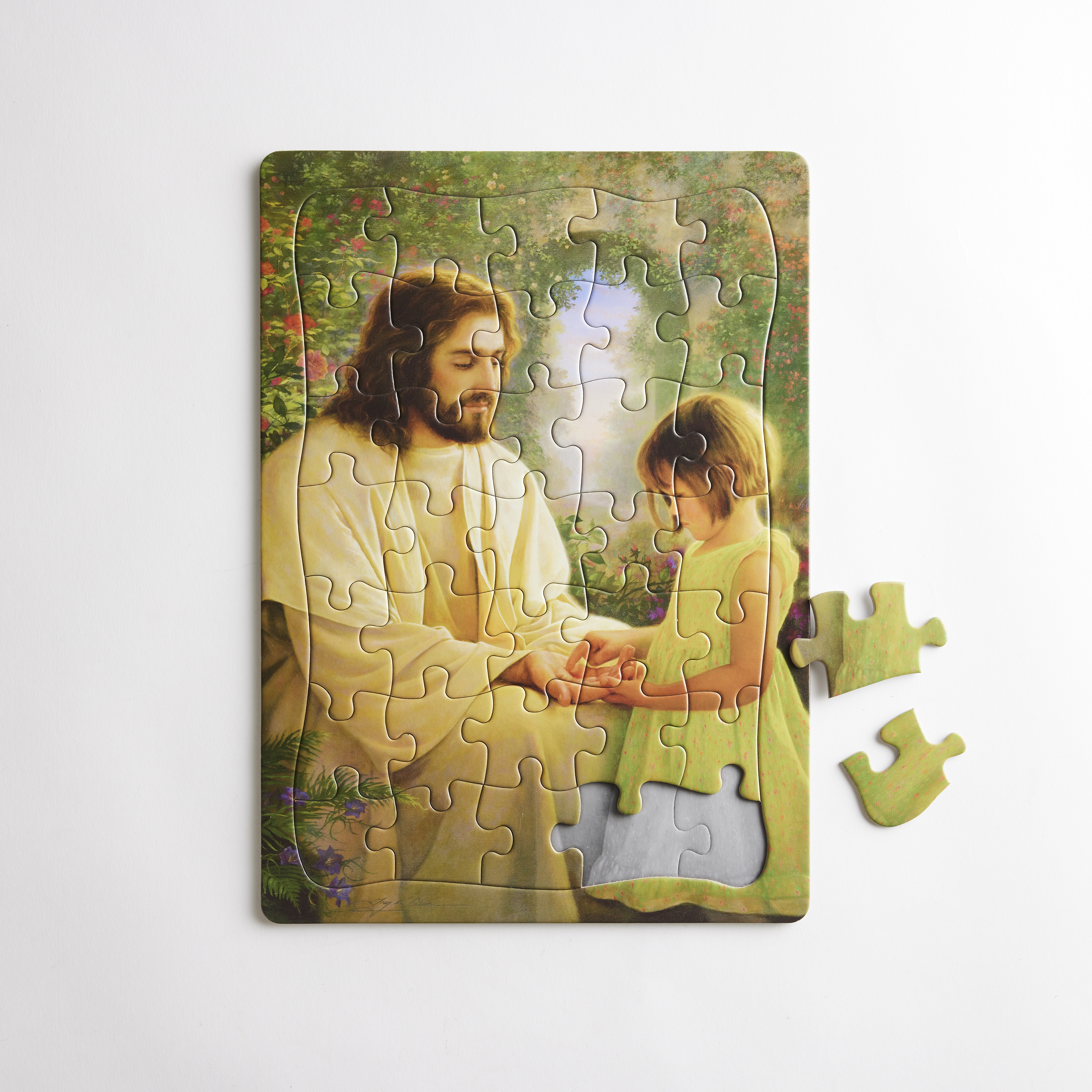 I Feel My Savior's Love 35 Piece Tray Puzzle - OLSEN, GREG