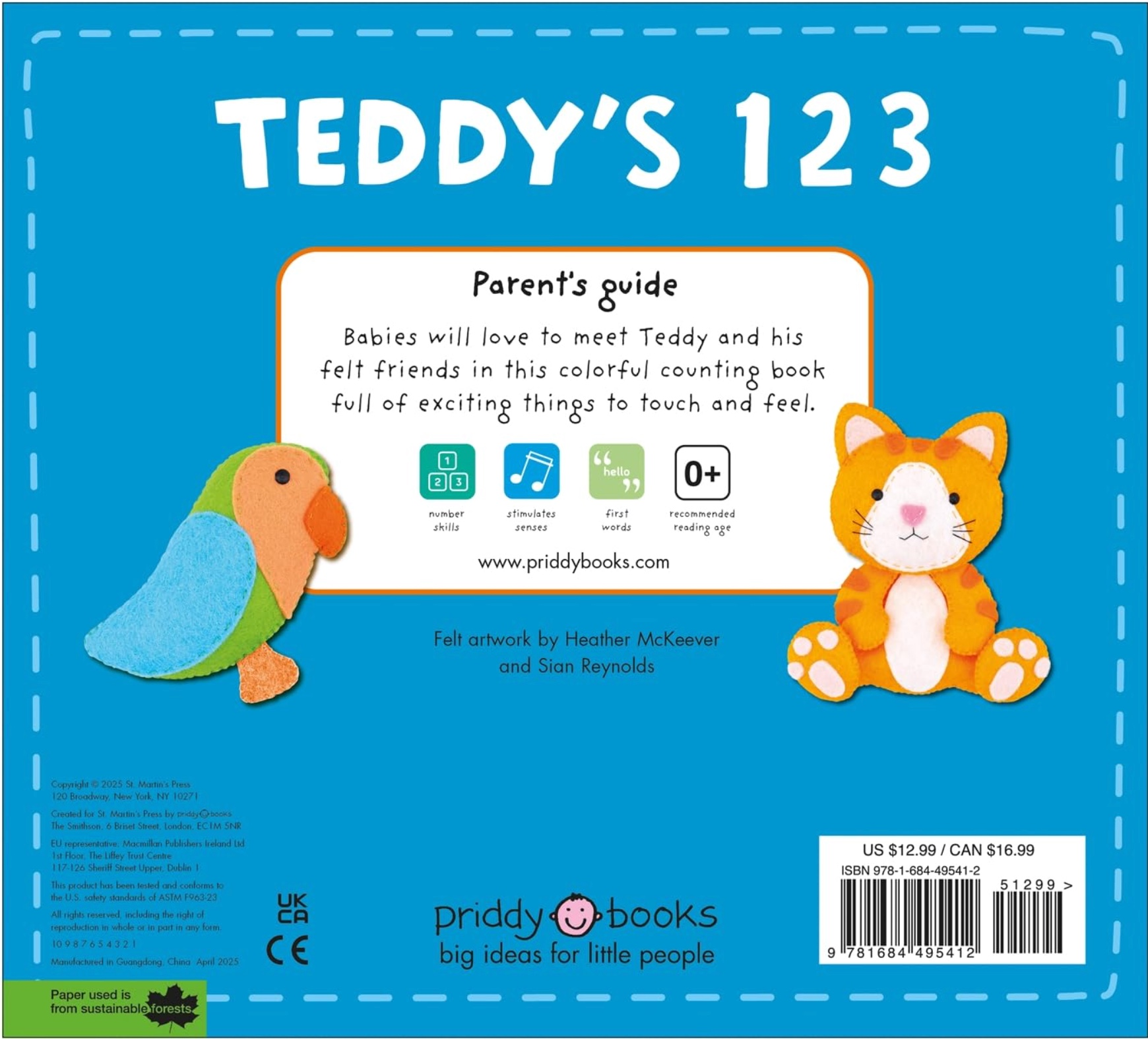 Teddy's 123 (Learn With Bear): A First Counting Book, , large image number 2