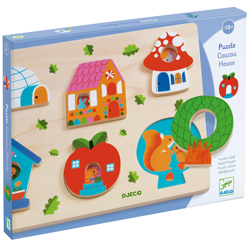 CouCou House Wooden Puzzle