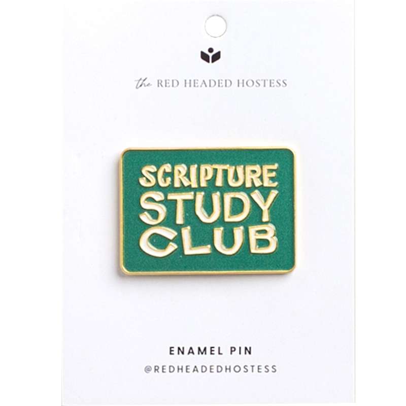 Scripture Study Club Enamel Pin