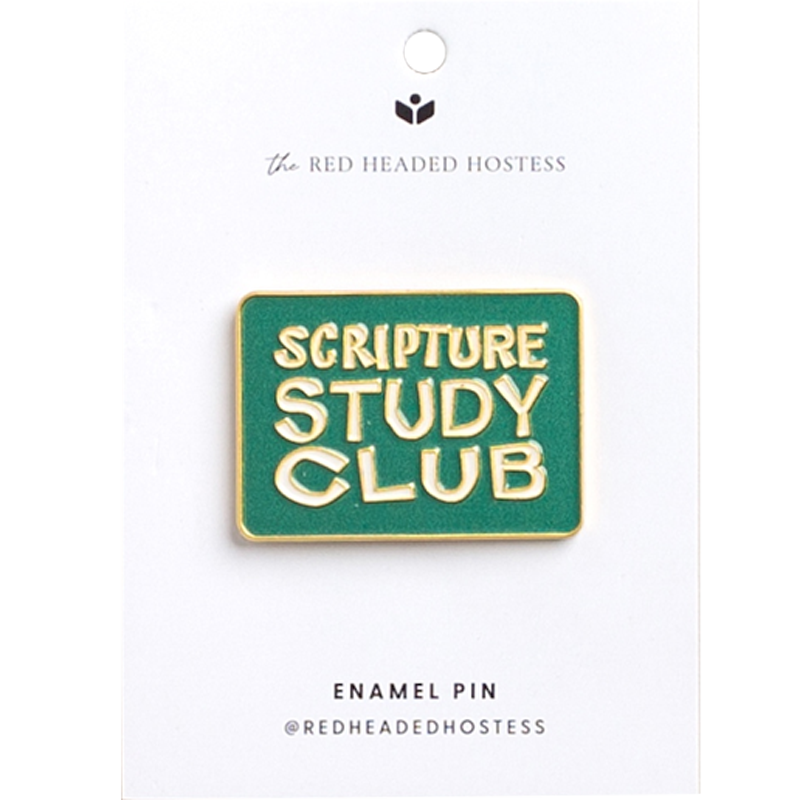 Scripture Study Club Enamel Pin