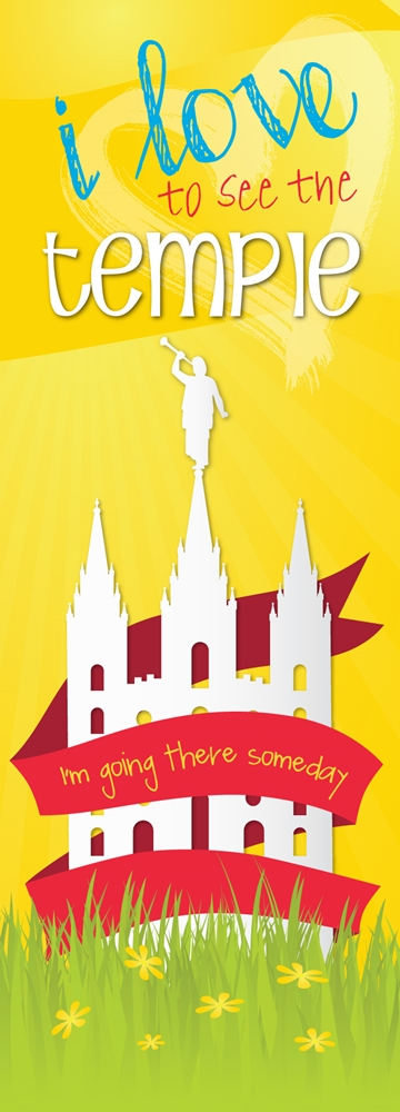 I Love to See the Temple Bookmark