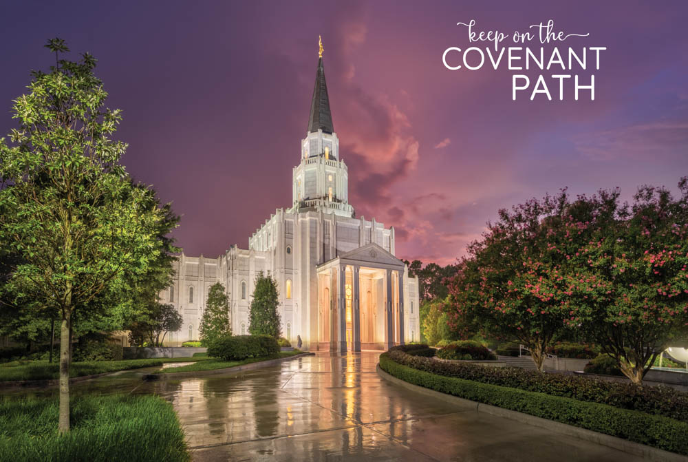 Houston Temple Repositionable Poster