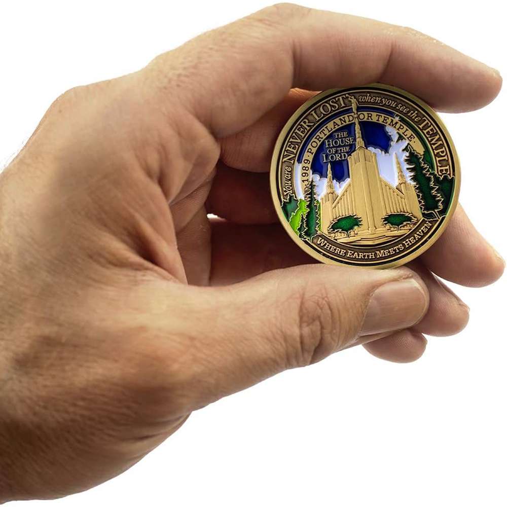 Portland Oregon Temple Medallion Coin, , large image number 5