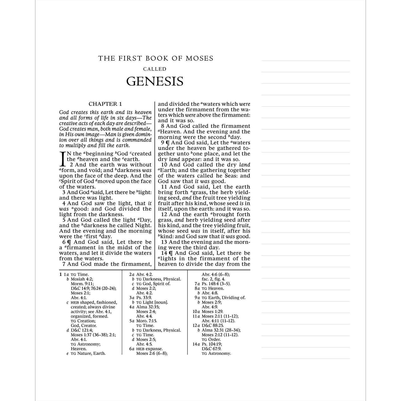 The Old Testament, Journal Edition, Ocean Blue (No Index), , large image number 3