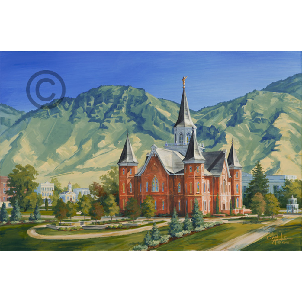 Provo City Center Temple 8x10 Matted Color Print,  Provo City Center Temple 8x10 Matted Color Print