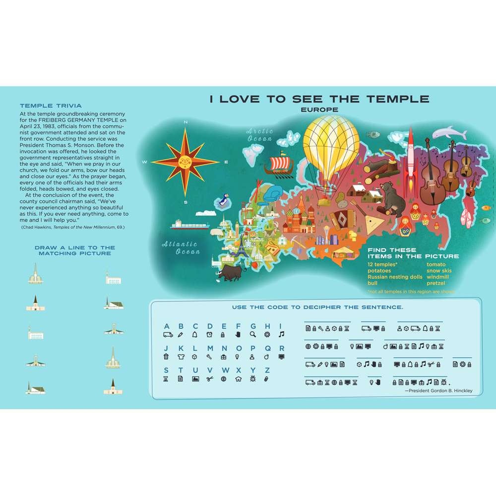 Temples of the World Placemat Pad, , large image number 4