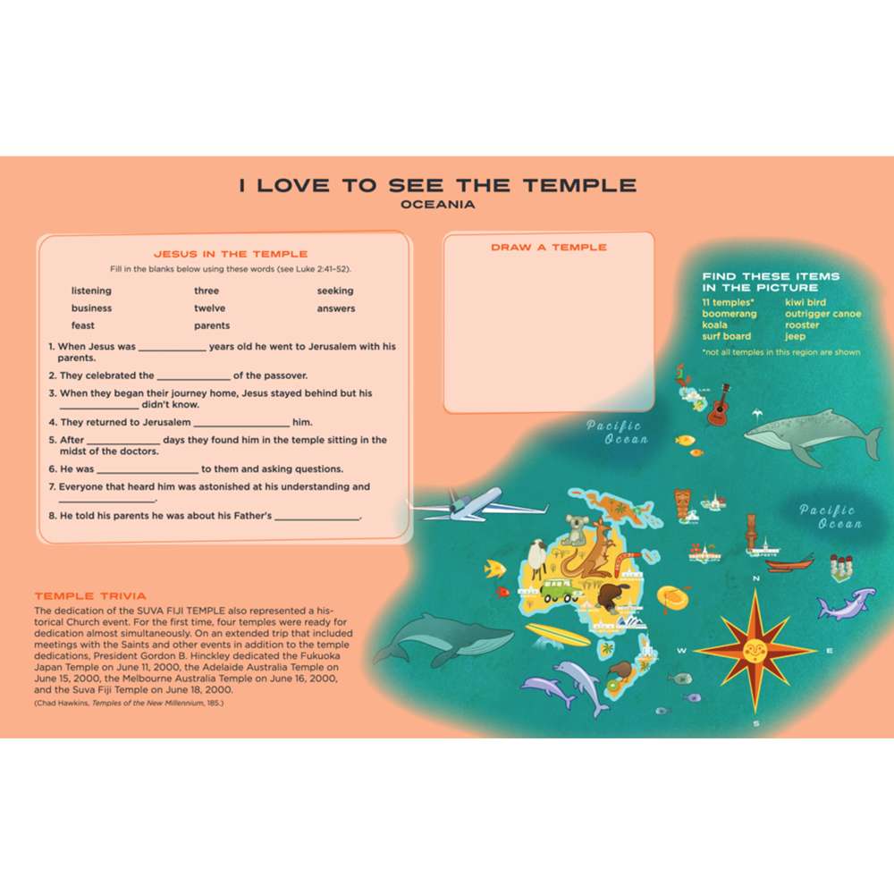 Temples of the World Placemat Pad, , large image number 3