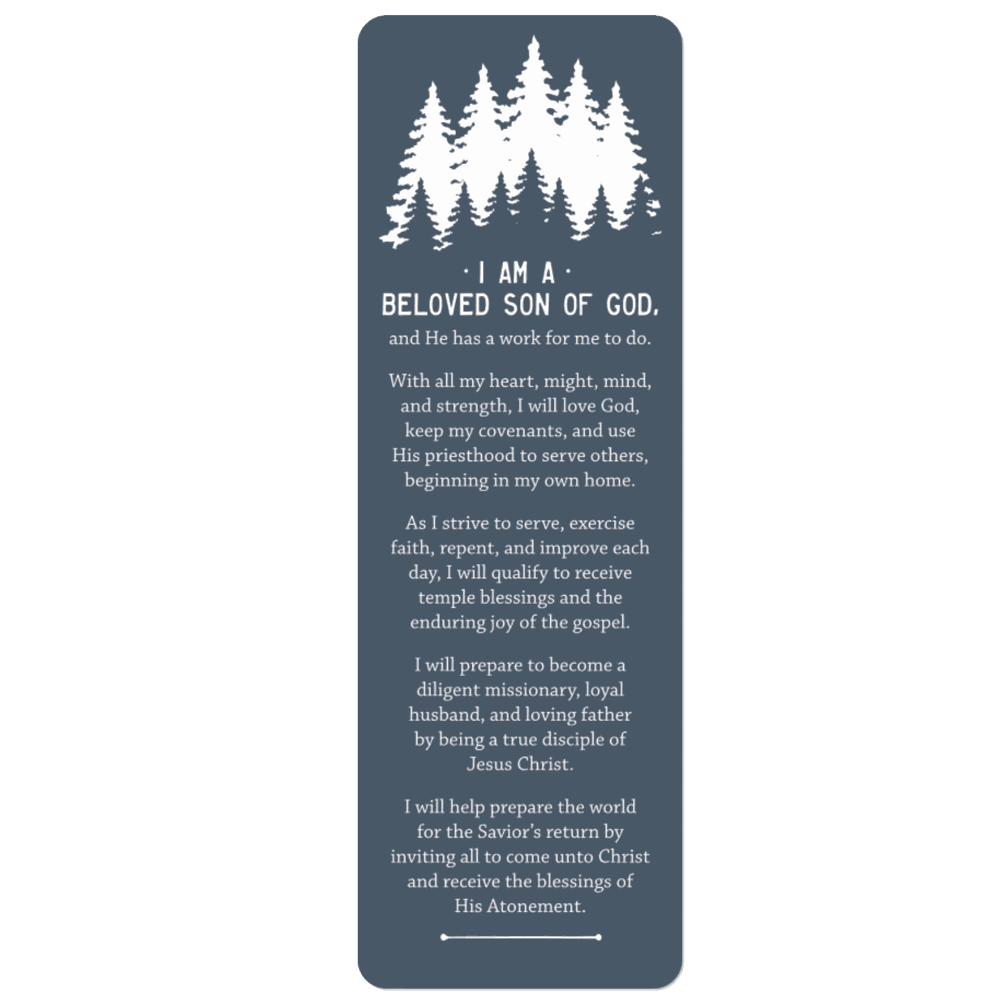 Aaronic Priesthood Theme Bookmark,  Aaronic Priesthood Theme Bookmark