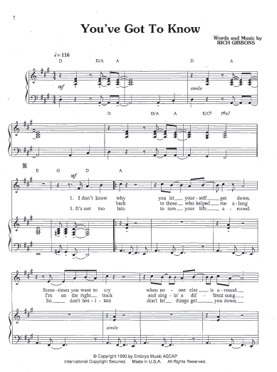 You&rsquo;ve Got to Know