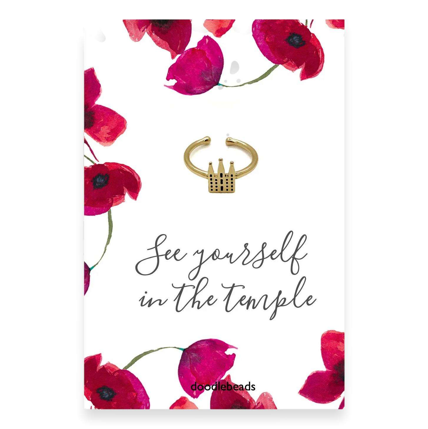 Salt Lake Temple Adjustable Ring, , large image number 2